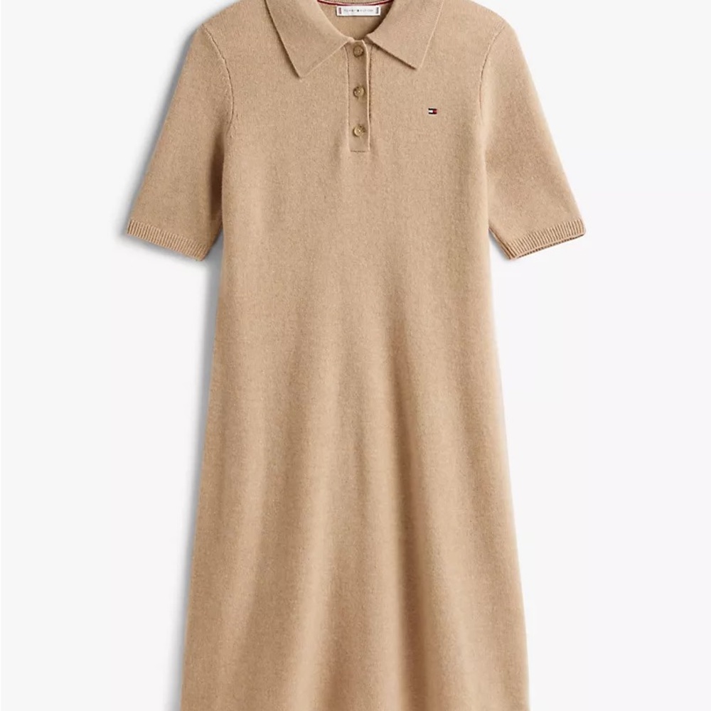 Wool polo dress